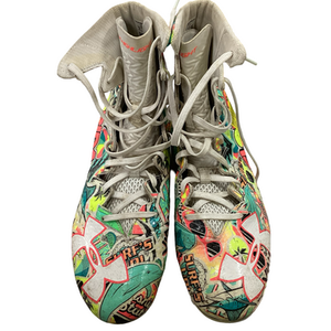 Used Under Armour FLORDIA Adult FB Cleats White Senior 10 11613-S000169622