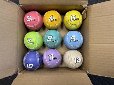 Used Powernet PROGRESSIVE WEIGHTED BASEBALLS BB/SB Training Aid 11490-S000266353