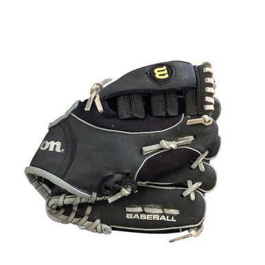 Used Wilson A 200 BB/SB Glove T-ball Black 10 1/2" 11760-S000083063