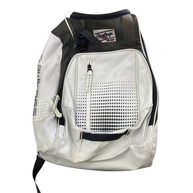 Used Rawlings BACKPACK BB/SB Player Backpack White 11760-S000083064