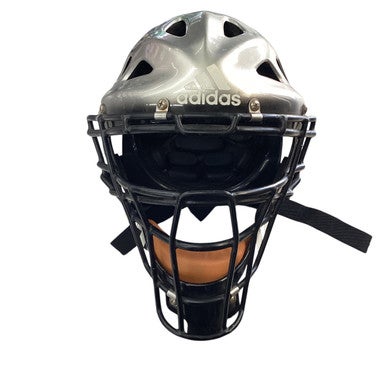 Used Adidas CATCHERS HELMET Catchers Helmet w/Mask Black And Grey M/L 11760-S000083058