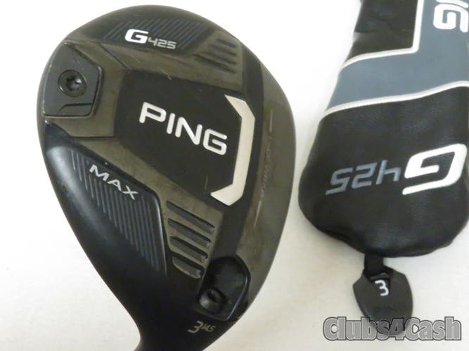 PING G425 MAX Fairway 14.5  3 Wood Mitsubishi Tensei 1K Black 75 Stiff +Cover