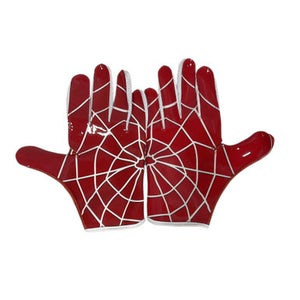 Used USA FOOTBALL GLOVES FB Gloves Red LG 11847-S000030129