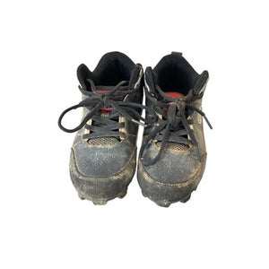 Used Rawlings BASEBALL CLEATS BB/SB Cleats Black Junior 02 11479-S000406252