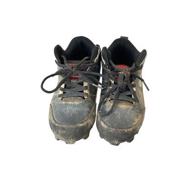 Used Rawlings BASEBALL CLEATS BB/SB Cleats Black Junior 02 11479-S000406252
