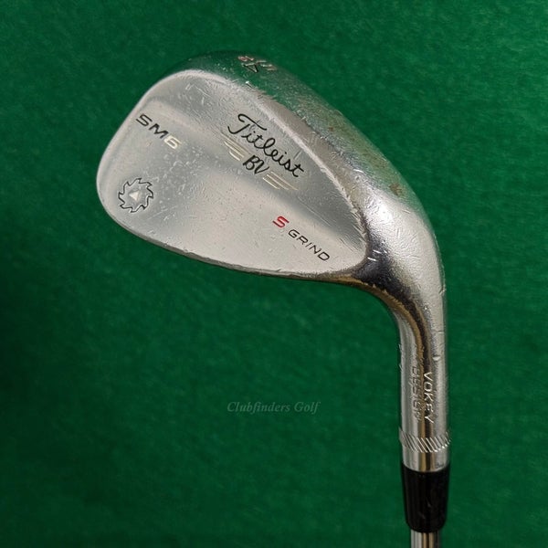 Titleist Vokey SM6 Chrome 54-10S 54 Sand Wedge Vokey Design Steel Wedge Flex