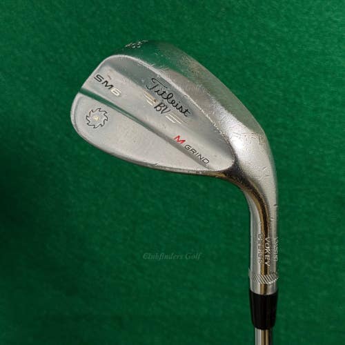 Titleist Vokey SM6 Chrome 58-8M 58 Lob Wedge Vokey Design Steel Wedge Flex