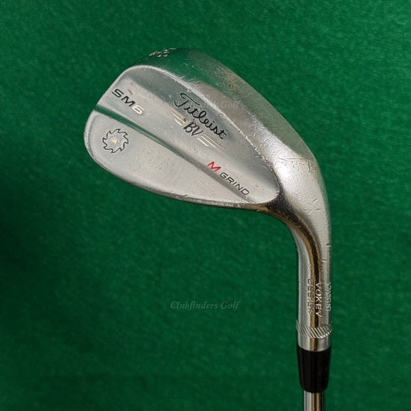 Titleist Vokey SM6 Chrome 58-8M 58 Lob Wedge Vokey Design Steel Wedge Flex