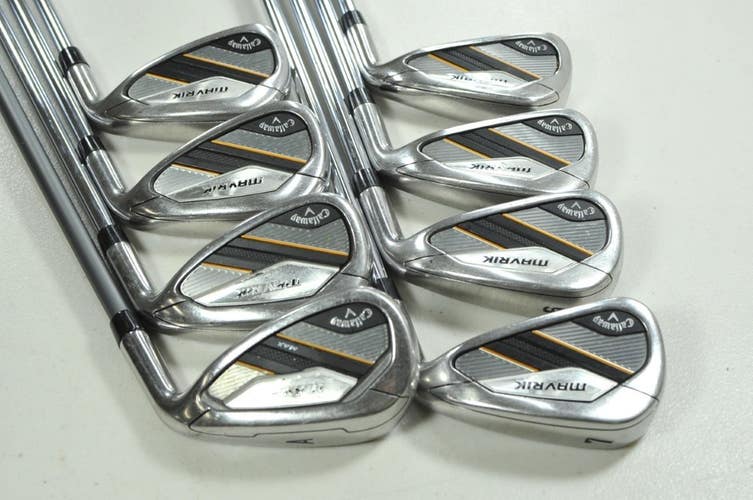 Callaway Mavrik 4-PW,AW Iron Set Regular Flex Right Elevate 95g Steel # 204099