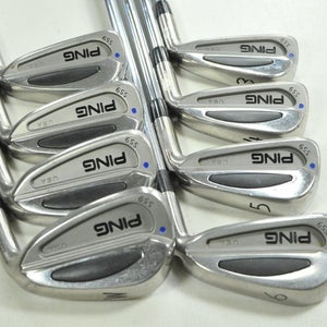 Ping S59 3-W Iron Set X-Stiff Flex Blue Dot Right Steel # 203652