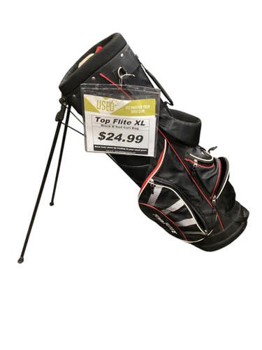 Used Top Flite BLACK AND REDSTAND BAG Mens Stand Bag Black 11884-S000054081