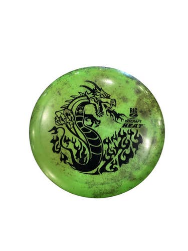 Used Discraft BIG Z HEAT Disc Golf Driver Green 11884-S000054068
