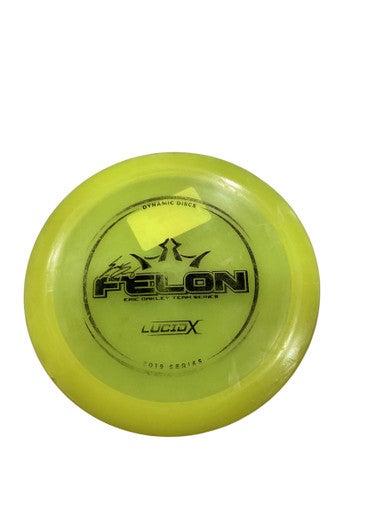 Used Dynamic Discs FELON Disc Golf Driver Yellow 11884-S000054075