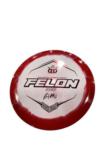 Used Dynamic Discs SOCKIBOMB FELON Disc Golf Driver Red 11884-S000054063
