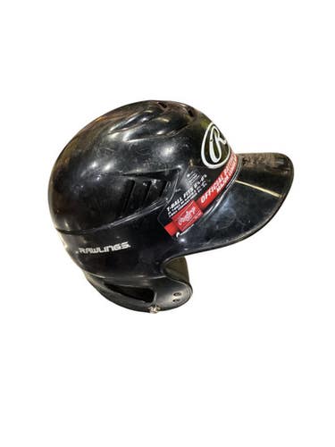 Used Rawlings BASEBALL HELMET Batting Helmet No Mask Black MD 11884-S000054052