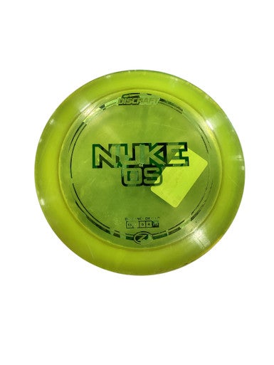 Used Discraft NUKE OS Disc Golf Driver Yellow 11884-S000054049