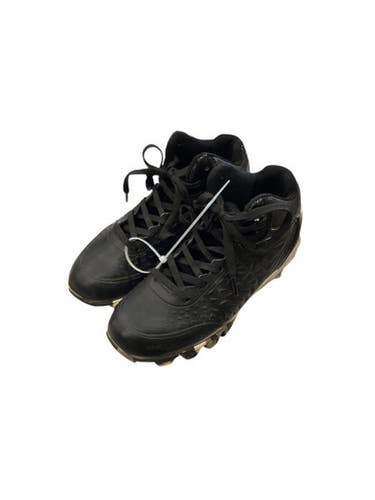 Used Rawlings BASEBALL CLEATS BB/SB Cleats Black Youth 13.0 11884-S000054042