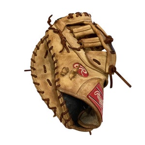 Used Rawlings GG GAMER BB/SB First Base LH Throw Brown 12 3/4" 11884-S000054007