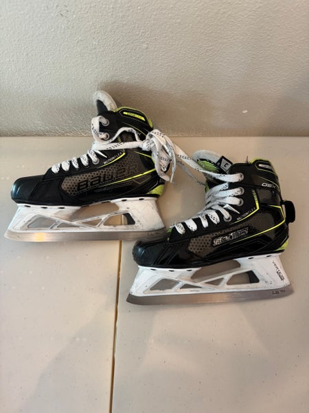 Bauer GSX Hockey Goalie Skates Regular Width Size 3 (Used)