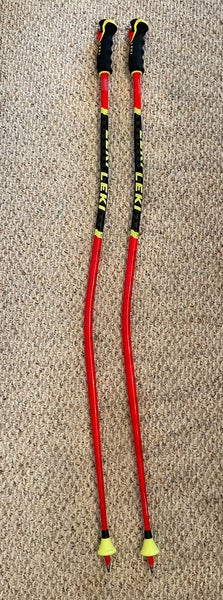 48in (120cm) Leki World Cup Lite GS Ski Poles (Used)