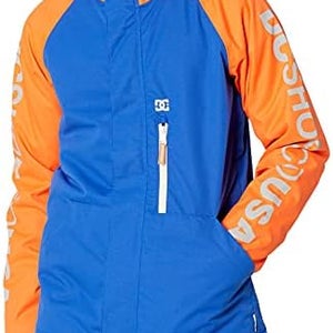 DC Riley Jacket Blue/Orange Unisex Medium  (Used)