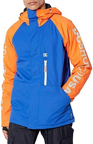 DC Riley Jacket Blue/Orange Unisex Medium  (Used)