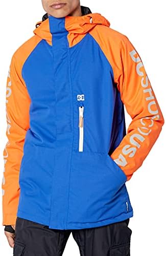 DC Riley Jacket Blue/Orange Unisex Medium  (Used)