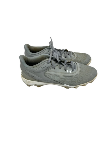 Used Under Armour Leadoff Mens 10 Grey Baseball Cleats 11692-S000142738