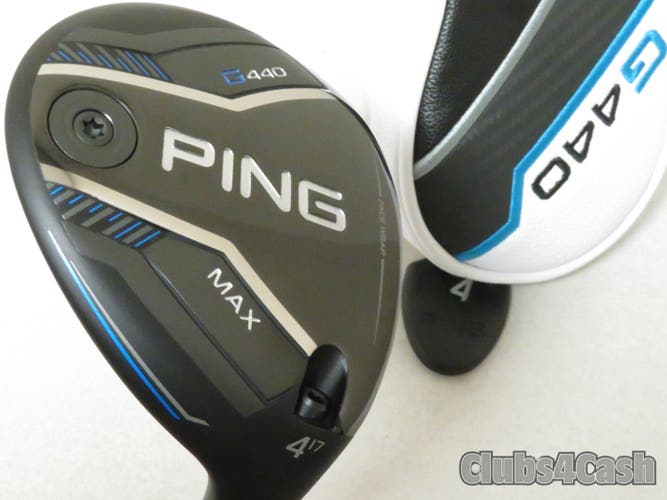 PING G440 MAX Fairway 17° 4 Wood Mitsubishi Tensei 1K Black 75 Stiff +HC  MINT