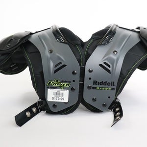 Riddell Power Amp Football Shoulder Pads w/ Backplate Adult  XS / NEW