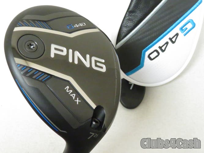 PING G440 MAX Fairway 21  7 Wood Mitsubishi Tensei 1K Black 75 Stiff +HC  MINT