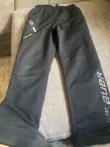Black Small Kids Unisex Bauer Pants (Used)