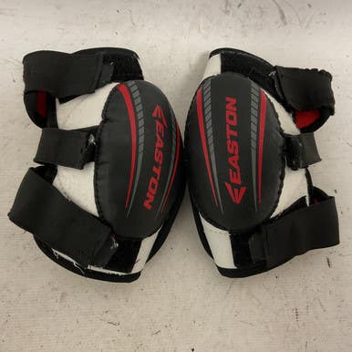 Used Easton SYNERGY HSX Youth Elbow Pads White/Black/Red LG 11855-S000192561