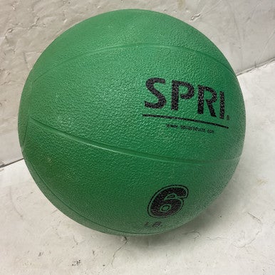 Used SPRI Medicine Ball Green 6 lb 11855-S000192528