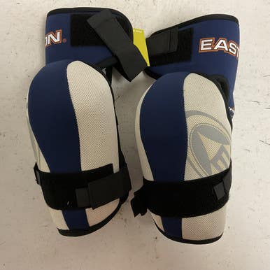 Used Easton SYNERGY 300 Senior Elbow Pads Navy And White LG 11855-S000192515