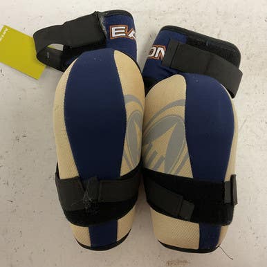 Used Easton SYNERGY 300 Senior Elbow Pads Navy And White MD 11855-S000192512