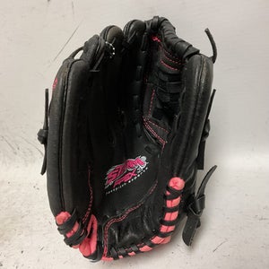 Used Worth Storm FPX105P LH Throw Fastpitch Glove Black And Pink 10 1/2" 11855-S000192507
