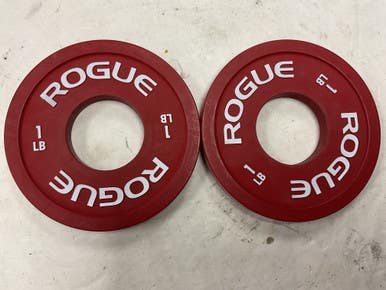 Used Rogue 1lb Fractional Plate Set Red 11855-S000192482