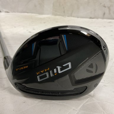 Used Taylormade QI10 MAX RESCUE Mens Hybrid Club RH 4 Hybrid 11855-S000192467