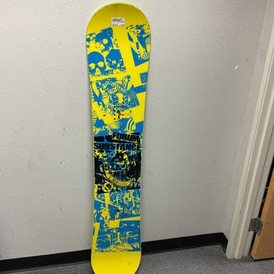 Used Lib Tech FORUM SUBSTANCE Mens Snowboard Only Yellow 152 cm 11855-S000192446