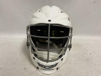 Used Cascade CS-R Lacrosse Helmet White One Size 11855-S000192420