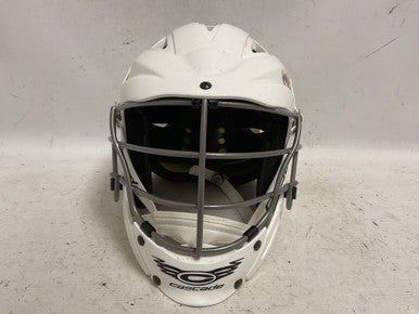 Used Cascade CS-R Lacrosse Helmet White One Size 11855-S000192420