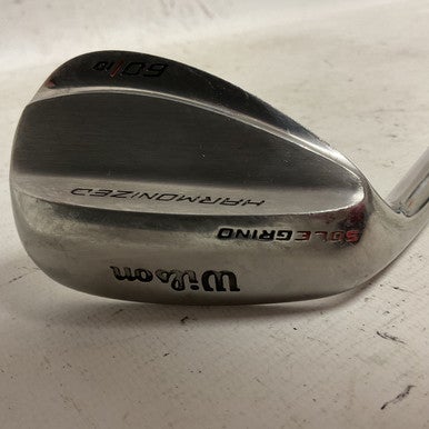 Used Wilson HARMONIZED SOLE GRIND Golf Wedge Mens LH 60 Degree 11855-S000192416