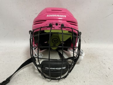 Used Warrior ALPHA ONE YOUTH Helmet Cage Combo Pink One Size 11855-S000192410