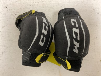 Used CCM TACKS 9550 Youth Elbow Pads Black And Yellow SM 11855-S000192413