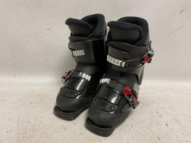 Used Alpina J2 Boys DH Ski Boot Black 175 MP - Y11 11855-S000192407
