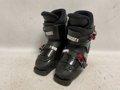 Used Alpina J2 Boys DH Ski Boot Black 175 MP - Y11 11855-S000192407