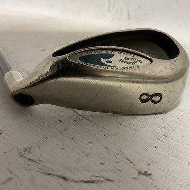 Used Callaway TITANIUM IRONS Mens Individual Iron RH 8 Iron 11855-S000192368