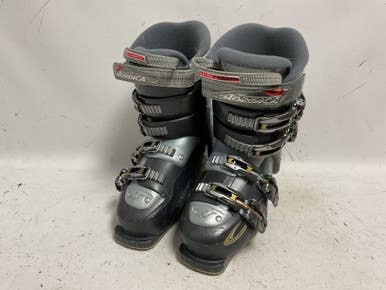 Used Nordica OLYMPIA EM8 Womens DH Ski Boot Grey 245 MP - M06.5 - W07.5 11855-S000192348