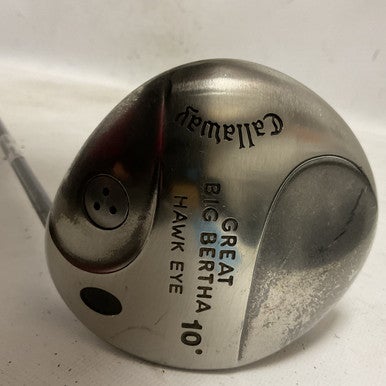 Used Callaway GREAT BIG BERTHA HAWK EYE Mens Driver RH 10.0 Degree 11855-S000192295
